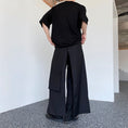 Load image into Gallery viewer, [Illustrated series] ★Butt hook★ Skirt bottoms Unisex Men's Plain Black Easy to match
