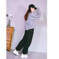 Load image into Gallery viewer, [Kokaisha --- Taiko series]★Casual pants★Bottoms Pants Fleece lining Raccoon Thick Warm Black Black SML XL
