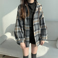 Load image into Gallery viewer, [YYCL Series]★Shirt★ 6color Tops Ladies Check Pattern Fashion Easy to Match Long Sleeve
