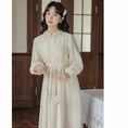 Load image into Gallery viewer, [Shukunsho Series]★China style dress★Long sleeve dress for women, cute, easy to match, long length
