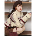 Load image into Gallery viewer, [MIANKAQI Series] ★Sweater★ Tops Christmas High Neck Cute New Year Date Autumn/Winter Clothes Easy to match
