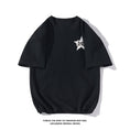 Load image into Gallery viewer, [BIGEMAN Series]★T-shirt★ Tops 2color Unisex Men's Large Size Star Casual Black White
