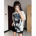 Load image into Gallery viewer, [Style Series]★China Style Shirt★ Ink Pattern Short Sleeve Shirt Tops Unisex Men's Summer Clothes Easy to Match
