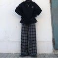 Load image into Gallery viewer, [Demon King Series]★Gaucho Pants★ Trousers Bottoms Plaid Pattern ML High Waist Slimming Retro Casual
