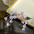 Load image into Gallery viewer, [Ma series] ★China style hair ornament★ 2color hairpin 1 piece Ladies accessories Lily of the Valley Lily of the Valley Flower White Purple
