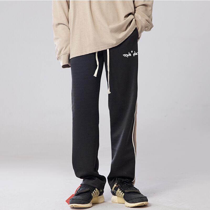 [Vesibo Series] ★Casual Pants★ 2color Bottoms Trousers Unisex Men's Slimming Color Scheme Black Green