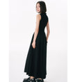 Load image into Gallery viewer, [Yang's Great Dream Series]★Chinese style dress★ Improved Chinese dress, Chinese clothes, slimming, long length, black, black summer clothes
