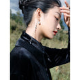 Load image into Gallery viewer, [Small Blue Dragon Series] ★China style earrings★ Pair of earrings Asymmetrical Dies Accessories Unique Retro
