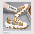 Load image into Gallery viewer, [XIANGSHA series]★Sneakers★ 3color Men's shoes Shoes Sports style Oil painting style Size 39-44 Green Black Brown
