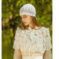 Load image into Gallery viewer, [Flower Series]★Hat★ 4color Cap Knitting Ladies Fashion Beige Light Brown White Black
