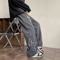 Load image into Gallery viewer, [YANDAN Series]★Denim Pants★ Casual Pants 2color Unisex Men's Large Size Blue Black
