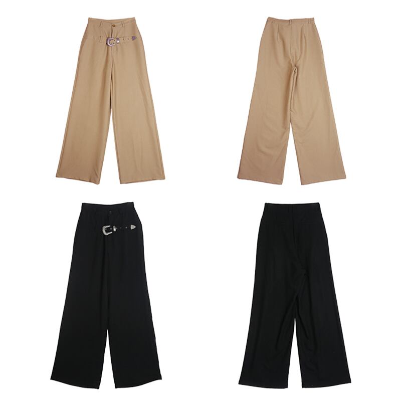 [Yang's Great Dream Series] ★Casual Pants★ 2color Pants Bottoms Designed Black Black Brown