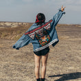 Load image into Gallery viewer, [ZHENLINA series] ★China style jacket★ Ethnic style denim jacket outerwear casual unique cute blue blue
