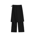 Load image into Gallery viewer, [LHSEN Series]★China style trousers★Bottoms Designed Bamboo Easy to match Black Black
