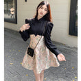 Load image into Gallery viewer, [KEKELI Series] ★China-style dress★ Changeover, short length, improved cheongsam dress, floral pattern, slimming appearance
