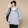 Load image into Gallery viewer, [SENSU Series]★Jacket★ 3color outerwear unisex men's hooded black white gray
