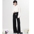 Load image into Gallery viewer, [Yang's Great Dream Series] ★Casual Pants★ 2color Pants Bottoms Designed Black Black Brown
