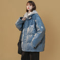 Load image into Gallery viewer, [Morimoto Series] ★Winter Coat★ Cotton Coat 4color Thick Warm Unisex Men's PU Faux Layered
