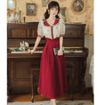 Load image into Gallery viewer, [Jinkyoku Series]★Skirt★ Bottoms Spring/Summer Long Skirt Ladies Retro Red Red SML
