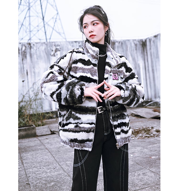 [Kokaisha --- Palpitating Soul Core Series] ★China style coat★ Winter coat + muffler, thick, warm, winter clothes, cold protection