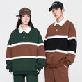 Load image into Gallery viewer, [DLSJ Series] ★Tops★ 4color POLO neck Unisex Men's long sleeve tops Color scheme Spring clothes Autumn clothes Easy to match
