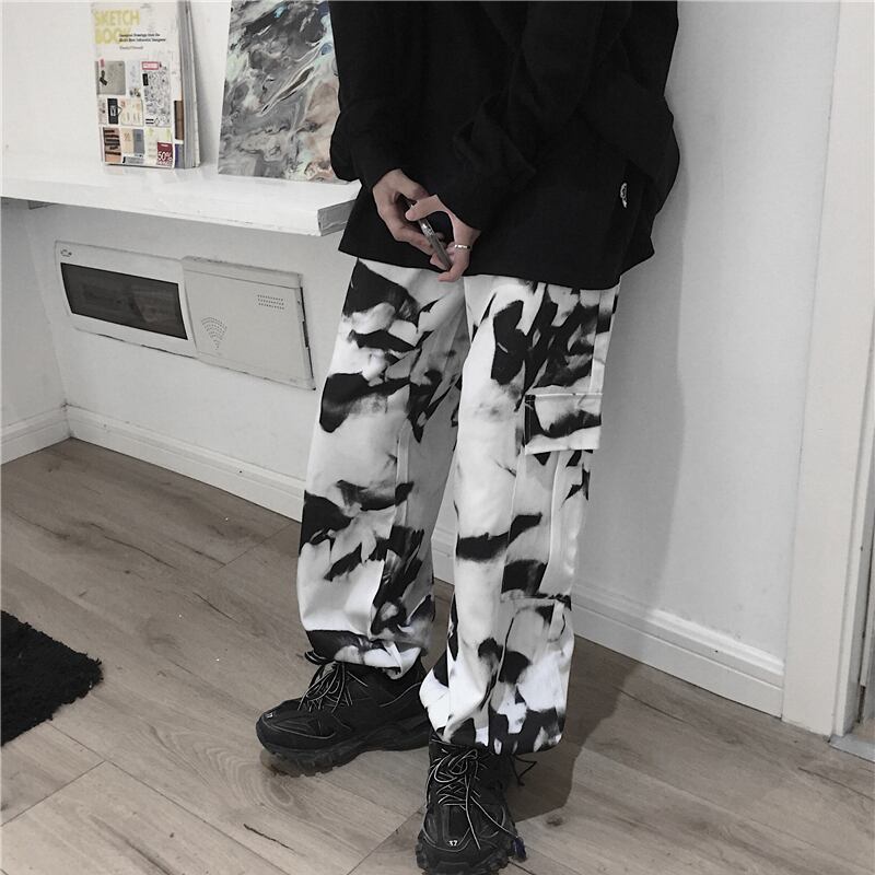 [INstudios Series]★Pants★ 2color Casual Pants Unisex Fashion White Dark Gray