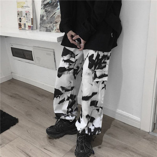 [INstudios Series]★Pants★ 2color Casual Pants Unisex Fashion White Dark Gray