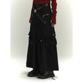 Load image into Gallery viewer, [LadyGhost Series]★Skirt★ Long skirt, slimming, casual, design, cool, black
