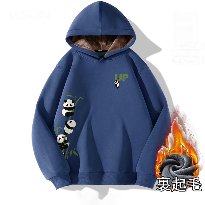 [XINGSHI Series]★China style hoodie★ 5color Regular type or brushed lining type Thick panda tops Unisex Men's Large size