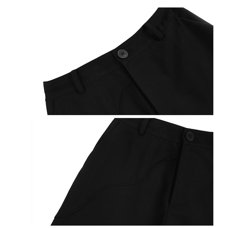 [Daiseiryusu Series] ★Shorts★ Shorts Bottoms Simple Black Easy to match with high look