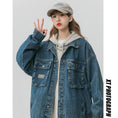 Load image into Gallery viewer, [FKZ Series]★Jacket★ 2color Outer Denim Jacket Unisex Men's Loose Spring Clothes Jeans
