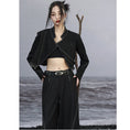 Load image into Gallery viewer, [Daiseiryusu Series]★China style trousers★Bottoms with belt Gaucho pants Retro casual pants
