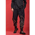 Load image into Gallery viewer, [Mumuki Series] ★Pants★ 2color Tops Unisex Men's Large Size Black Black Print
