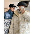 Load image into Gallery viewer, [PPDJ Series] ★Cotton coat★ 4color outer winter coat Color scheme Unisex Men's Large size Snowy mountain pattern
