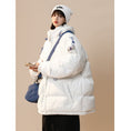 Load image into Gallery viewer, [Suikoishi Series] ★Winter Coat★ Cotton Coat Outerwear 2color Unisex Men's White Black
