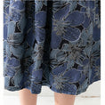 Load image into Gallery viewer, [MOERBEN Series]★Skirt★ Bottoms Floral pattern skirt Oil painting style Blue Blue High waist Cute
