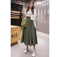 Load image into Gallery viewer, [SSCSW Series]★Skirt★ 4color Bottoms Plain Temperament Enhancement Fashion Commuting Date Green Black Blue Khaki Brown
