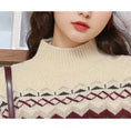 Load image into Gallery viewer, [MIANKAQI Series] ★Sweater★ Tops Christmas High Neck Cute New Year Date Autumn/Winter Clothes Easy to match
