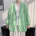 Load image into Gallery viewer, [MUCHUAN series] ★Thin jacket★ 4color outerwear unisex men's green black white gray
