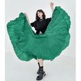 Load image into Gallery viewer, [YIDAO Series]★Skirt★ 3color Bottoms Green Gray Black Long Skirt Improves Temperament
