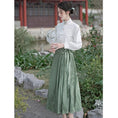 Load image into Gallery viewer, [Az Suna series] ★Chinese style skirt★ Bottoms Window skirt Chinese elements Chinese clothing Green Green SML Chinese clothing
