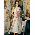 Load image into Gallery viewer, [RUYUN Series]★Cheongsam dress★ Long dress Slit Ao dai Wedding Party Improve your temperament
