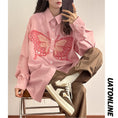 Load image into Gallery viewer, [UATONLINE Series]★Shirt★ 3color Tops Butterfly Unisex Men's Retro Blue White Pink
