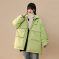 Load image into Gallery viewer, [Morimoto Series] ★Winter Coat★ Cotton Coat 3 colors Thick Warm Unisex Men's Loose Blue Green Black
