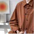 Load image into Gallery viewer, [CEXU Series]★Shirt★ 2color Tops Corduroy Unisex Men's Large Size Black Brown
