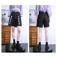 Load image into Gallery viewer, [Kokaisha---Moon phase series]★Denim pants★Shorts bottoms Black, black, retro, easy to match, slimming
