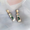 Load image into Gallery viewer, [Beginner Heart Series] ★Chinese style earrings★ Earrings, fireworks, festivals, dates, cute, green, green
