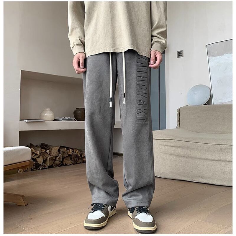 [CHAOMEICHEN Series] ★Casual Pants★ 3color Bottoms Trousers Unisex Men's Large Size Green Gray Black