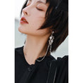 Load image into Gallery viewer, [Koseiryusu Series] ★Earrings★ Earrings, 1 piece on each side, long length, unique, simple, date, wedding, party
