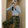 Load image into Gallery viewer, [MEIMEI Series]★Pants★ 2color Casual Pants Bottoms Plaid Pattern Green Red Green Red
